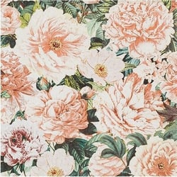 Lot de 4 serviettes en papier découpage collage 33 cm HISTOIRE DE ROSES FA 1009