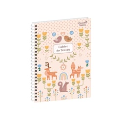 CAHIER DE TEXTES SPIRALÉ FR Animascot - 15x21 cm - Journalier