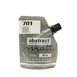 Peinture acrylique Abstract matt - Gris neutre - Sachet 60ml - Sennelier