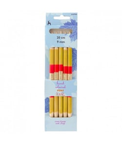 Aiguilles doubles pointes 20cm bois Flair N° 7 à 10 - Pony taille n°10