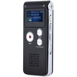 Dictaphone 32GB Réduction De Bruit Enregistrement HD Haute Qualité Écran OLED YONIS