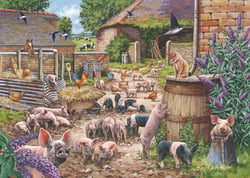 Puzzle 500 pièces - Piglet Pandemonium - HOP - House of Puzzles