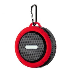 Enceinte Waterproof Bluetooth Portable IP65 Mains-Libres Son Haute Fidélité Rouge YONIS