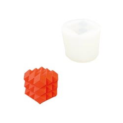 Moule en silicone 5,5cm x 5,5cm - Cube en losange