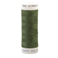 Fil à coudre polyester 100m made in France - vert de gris 549