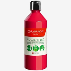 Peinture gouache - Rouge carmin - Mat - 500ml - Caran d'Ache - Gouache Eco