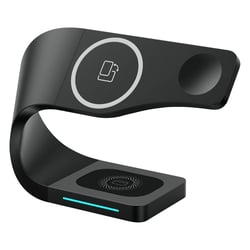 Avizar Station de Chargee MagSafe Charge sans Fil pour iPhone Apple Watch AirPods Noir