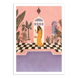 Affiche 30x40 cm - Printemps à Fès - Lemon Fee