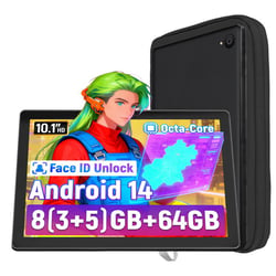 Tablette tactile KOTSREN Android 14 IPS AACJG51019 Noir 10.1 pouces
