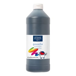 Bouteille De Peinture Gouache - Essentiels - 1 L - Noir - Lefranc Bourgeois