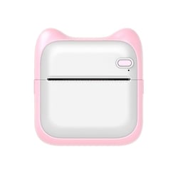 Mini Imprimante Bluetooth Thermique Rose Ultra Portable Avec Papier Inclus YONIS