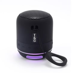 Mini Enceinte Bluetooth TWS LED Son Stéréo Portable Puissante Autonomie Longue Noir YONIS