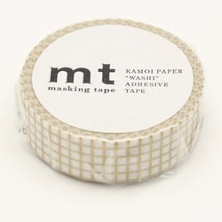 Masking Tape - Quadrillé or - 7 m x 15mm