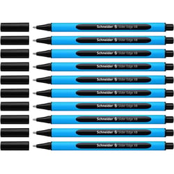 10 stylos à Bille Slider Edge XB - Noir - Schneider