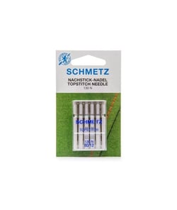 Aiguilles pour surpiquer pour machine - Dimension 80/12 - 130N - 5 pces - SCHMETZ Vert