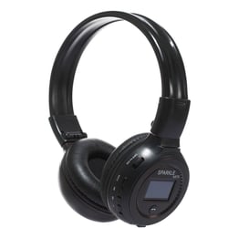 Casque Audio Bluetooth Sans Fil Avec Écran LED Et Microphone HD Pour Appareils Marron YONIS