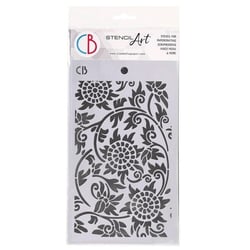 Pochoir plastique souple réutilisable 24 x 14.5 cm Ciao Bella PALENQUE 68