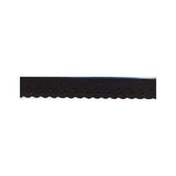 Bobine 25m élastique lingerie 11mm Noir 11mm