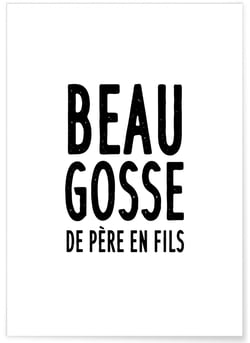 Affiche 'Père fils' | A3 : 29,7x42cm