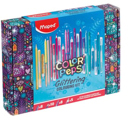 Kit couleurs scintillantes - Maped - Bleu