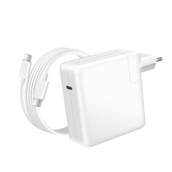 Avizar Chargeur pour MacBook Pro 13'' M2 (2022) USB-C 96W + Câble 1,8m Blanc