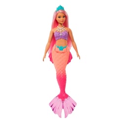 Barbie Dreamtopia Poupée Mannequin Sirène Cheveux Roses