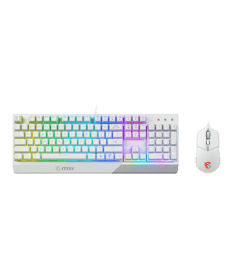 Ensemble clavier et souris Gamer MSI Vigor GK30 Combo - Blanc - 1,161 kg