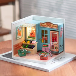 Puzzle 3D 116 pièces - Maison miniature Magasin de Fruits - Figured'Art