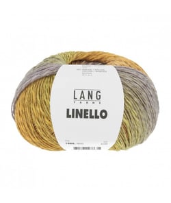 Pelote de lin et coton à tricoter Linello - 100GR - Lang Yarns 50 Jaune