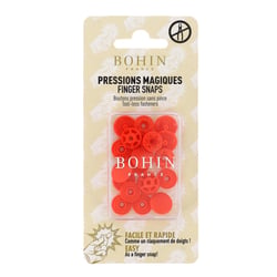 Pressions magiques - Boutons pression sans pince ø 13 mm - Orange