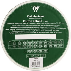 Carton Entoilé - 100% Coton - Diamètre 20 Cm - Clairefontaine