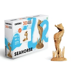 Cartonic® Sculpture-Puzzle 3D carton - Hippocampe