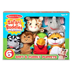Coffret 6 Marionnettes Safari Melissa  and  Doug