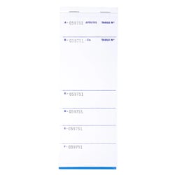 Bloc Brasserie 50 feuillets autocopiants numérotés en dupli - Format 9 ,6x26 cm - x 50 - Exacompta
