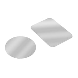 Avizar 2x Adaptateurs Plaques Métalliques Compatible Magnétique Fixation Adhésive Argent