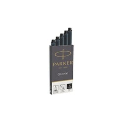 PARKER  5 Cartouches d'encre longues QUINK, noir
