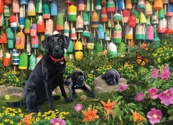 Puzzle 500 pièces - Pièces XXL - Good Boys - Cobble Hill