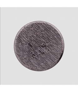 Bouton rond strillé relief à queue 15mm - Prym 835 Titane