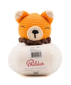 Phil Roudoudou – Pelote doudou à tricoter Phildar 30 g RENARD