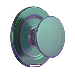 PopSockets Support Smartphone PopGrip Kick-Out Premium Fixation Adhesif Stand et Selfie Noir / Vert