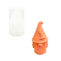 Moule en silicone 10,1cm x 7,5cm - Père Noël avec cloche