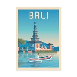 Affiche 50x70 cm - Bali - Olahoop Travel Posters
