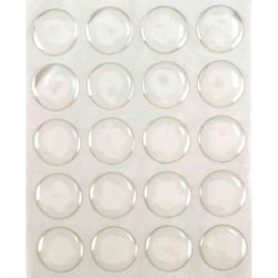 Pastilles rondes adhésives cabochons 2cm x20 pièces