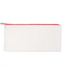 Pochette Points fermeture éclair - Rico Design Blanc