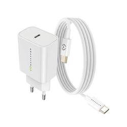 Mayaxess Chargeur Secteur pour Xiaomi 14T 20W + Câble USB-C 1m Blanc