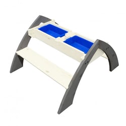 AXI Table picnic sable et eau Delta 119x98x65cm - Axi House - Bleu