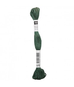 Fil à broder mouliné Uni - Rico Design 172 Vert