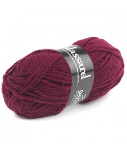 Pelote de laine à tricoter DATCHA - Plassard 534 Violet