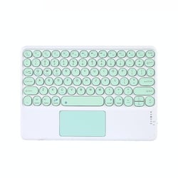 Clavier Pour Tablette Sans Fil Bluetooth Avec Pavé Tactile Support iOS 13+ Vert Vert 2 YONIS