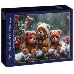 Puzzle 300 pièces - Petits Oursons sous la Neige - Bluebird Puzzle